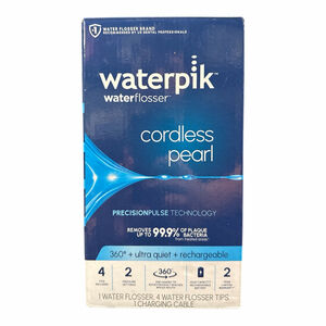 Waterpik Portable Cordless Pearl Water Flosser - Black